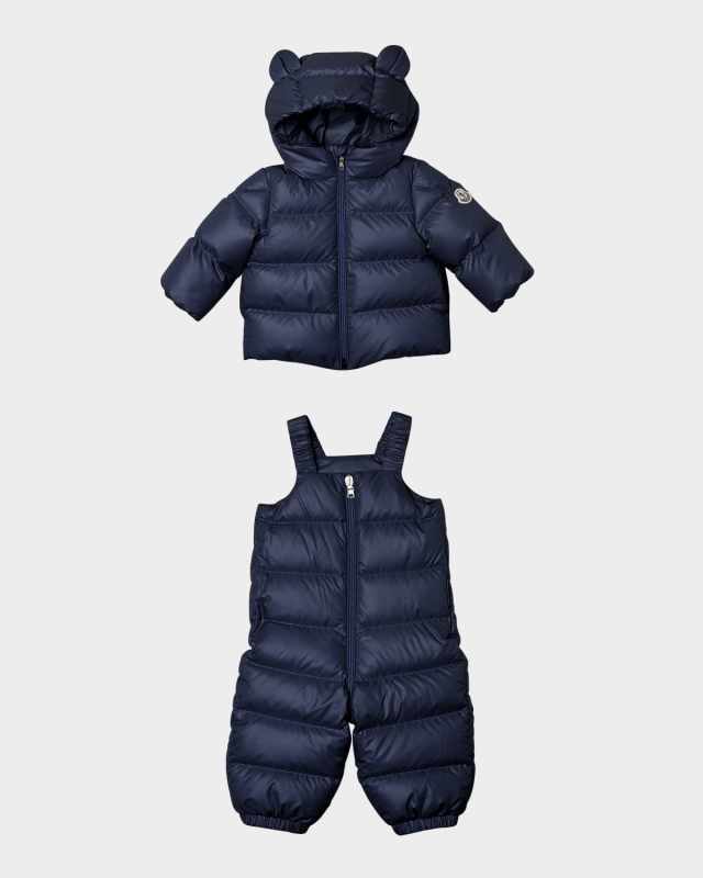 Kid's Deidre Hooded Jacket & Snowsuit, Size 1M-3